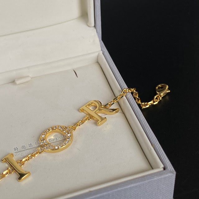 Dior飾品 迪奧經典熱銷款DIOR字母手鏈項鏈  zgd1454